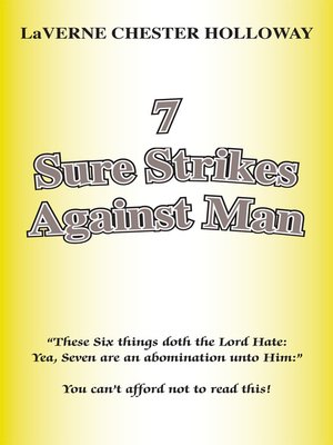 cover image of 7 Sure Strikes Against Man